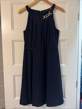 NWOT Ivanka Trump navy dress, size 8